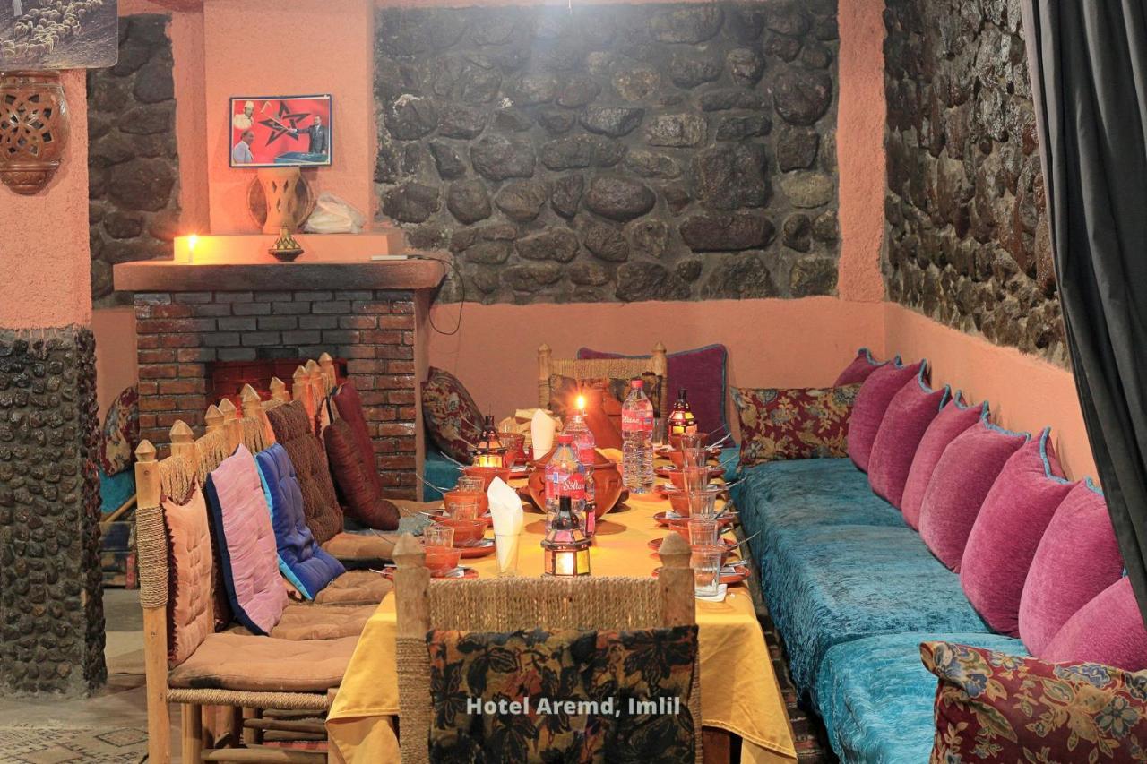 Hotel Aremd - Aroumd Imlil Route Du Toubkal ภายนอก รูปภาพ