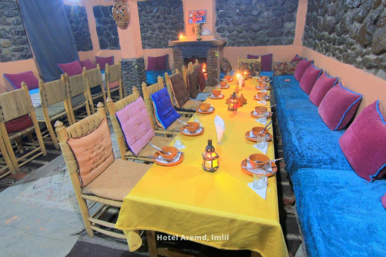 Hotel Aremd - Aroumd Imlil Route Du Toubkal ภายนอก รูปภาพ
