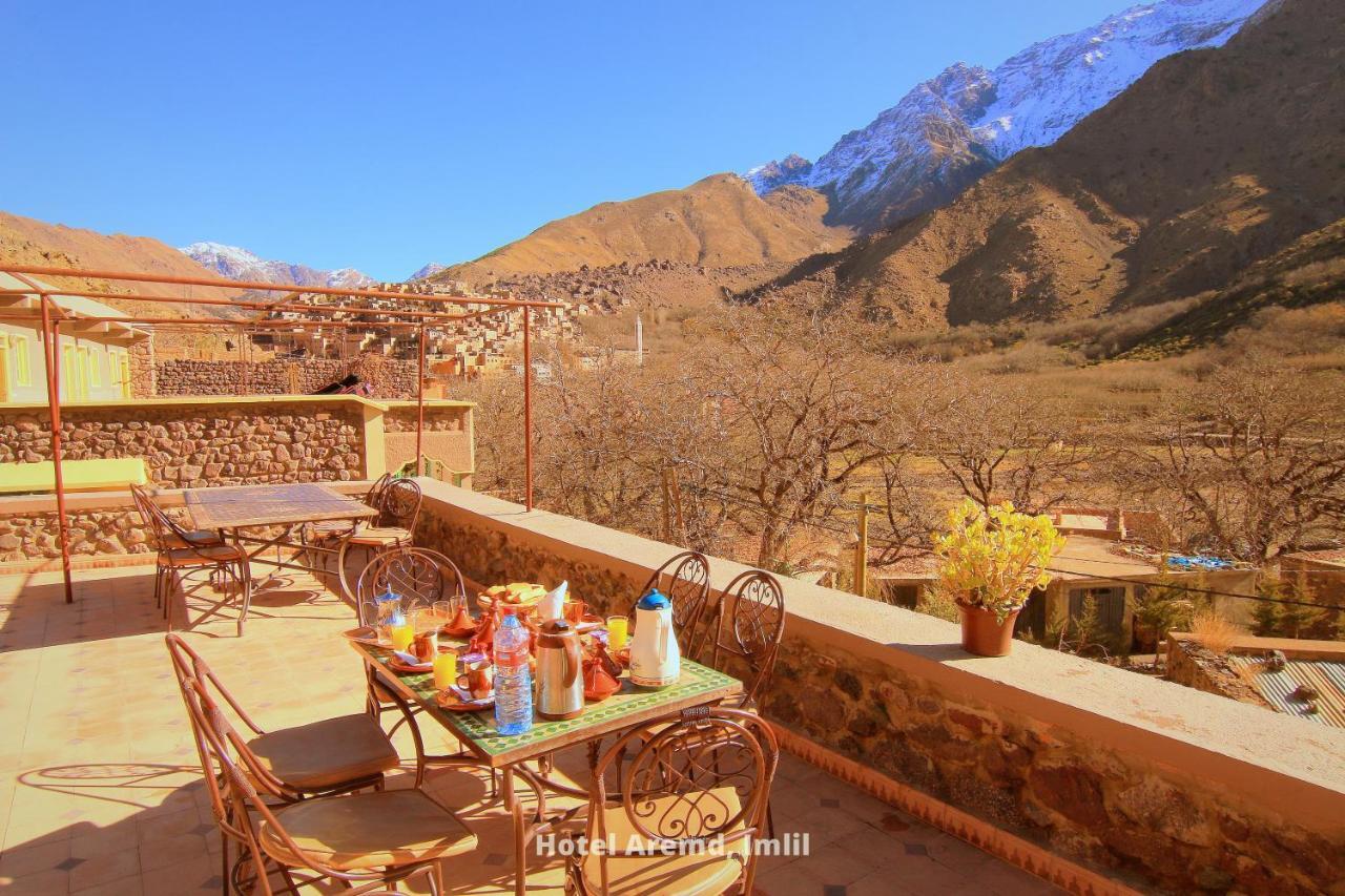 Hotel Aremd - Aroumd Imlil Route Du Toubkal ภายนอก รูปภาพ