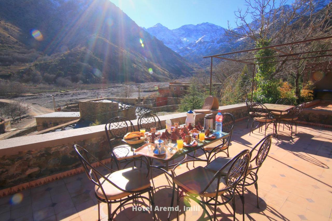 Hotel Aremd - Aroumd Imlil Route Du Toubkal ภายนอก รูปภาพ